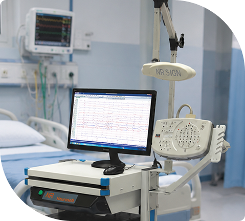 NR Sign EEG 3840 workstation and amplifier