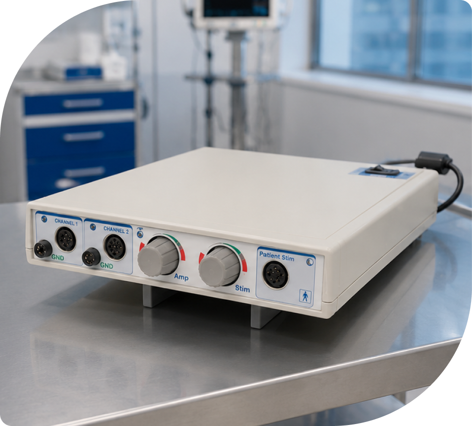 Portable EMG system in a clinical setting