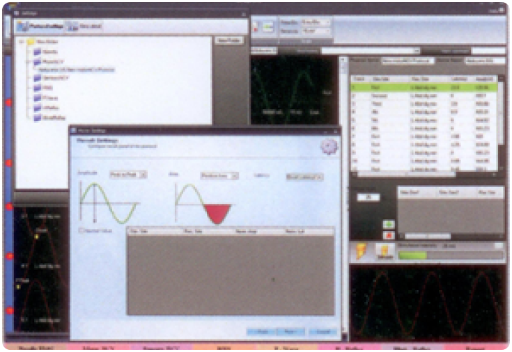 EMG diagnostic software acquisition and analysis interface