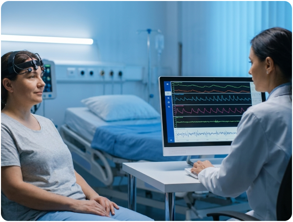 NIRS monitoring during a clinical assessment