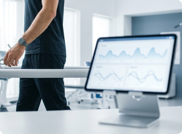 Wireless SCA monitoring during natural movement